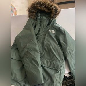 North face girls parka 14/16